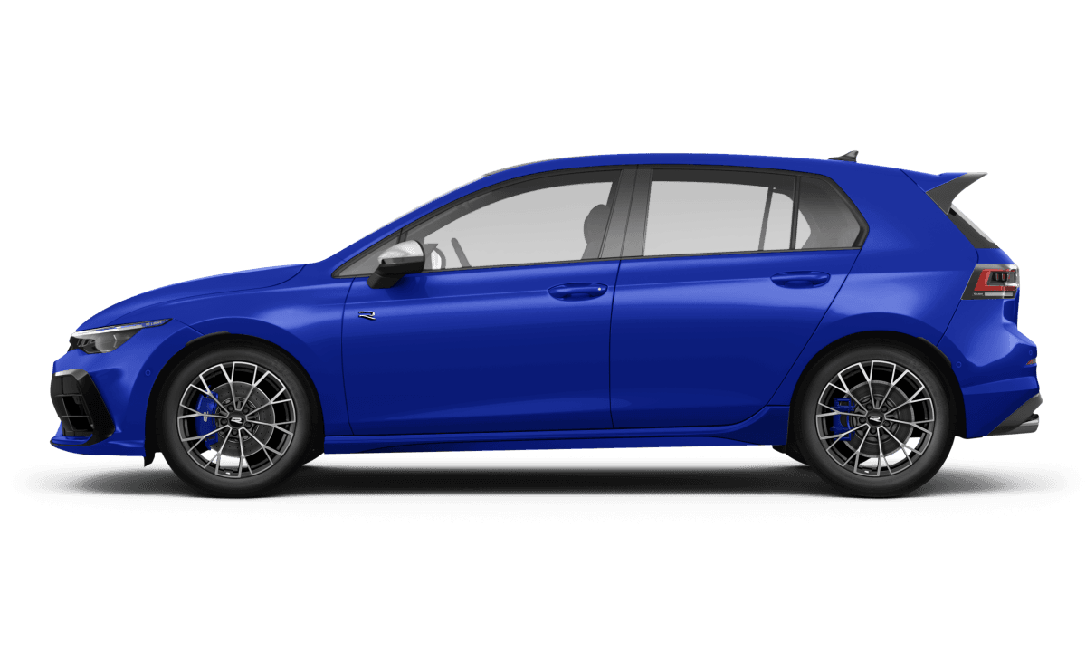 Volkswagen Golf R - Side view Volkswagen Golf R - Side view